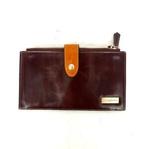 Borgasets Women's Wallet Brown Leather Handmade